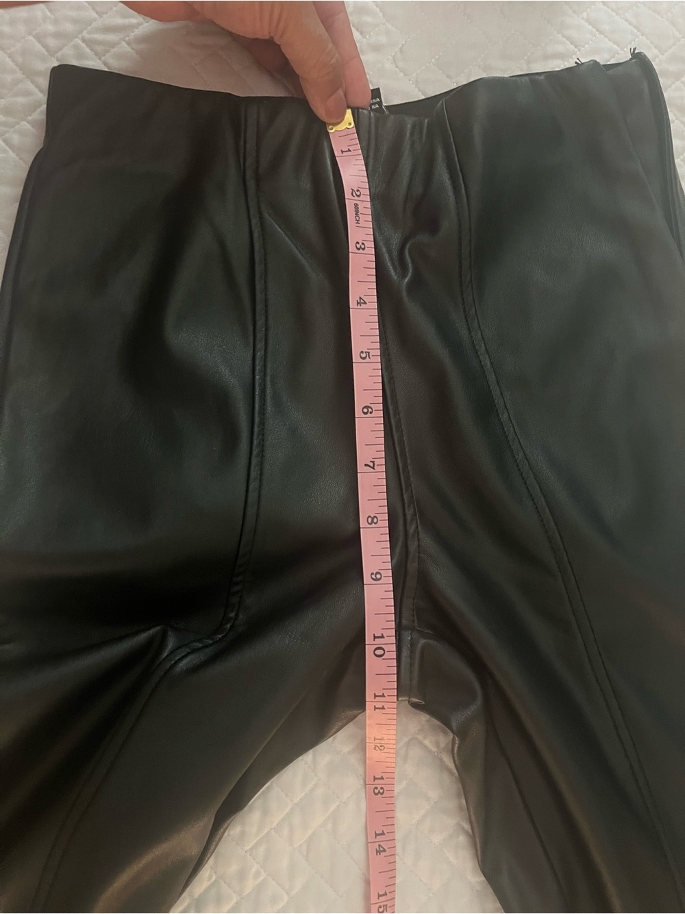 Forever 21 Black Faux Leather Slim Pants - Picture 7 of 9